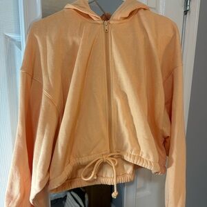 H&M Cropped Zip-Up Hoodie